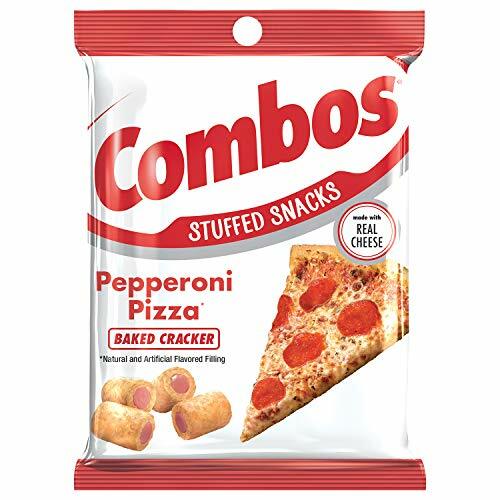Combos Stuffed Snacks Pepperoni Pizza Baked Cracker (12CT x 6.3oz)