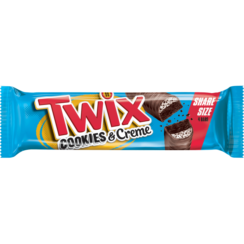Twix Cookies & Crème Share Size 4 Fingers (24 x 77.1g)