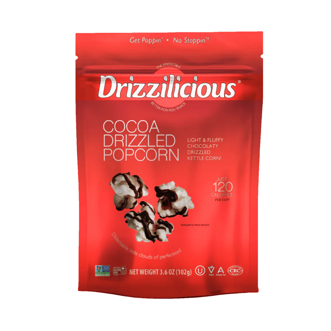 Drizzilicious Popcorn Drizzled Chocolate (10 x 3.6oz)