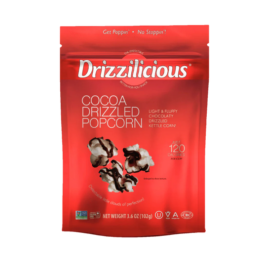 Drizzilicious Popcorn Drizzled Chocolate (10 x 3.6oz)