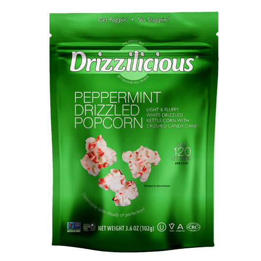 Drizzilicious Popcorn Drizzled Peppermint (10 x 3.6oz)