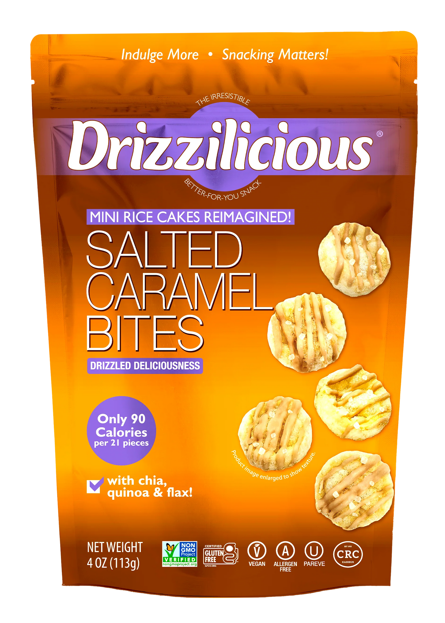 Drizzilicious Salted Caramel Bites (12 x 4oz)