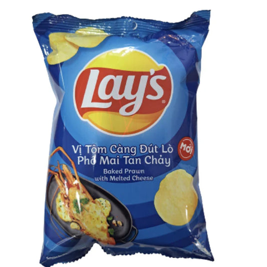 Lays Potato Chips Baked Prawn With Melted Cheese (160 x 32g)