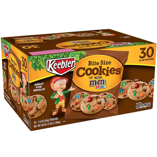 Keebler Chips Deluxe Minis Cookies with M&M’s (30 x 45g)