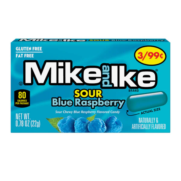 Mike & Ike Sour Blue Raspberry Changemaker (24 x 22g)