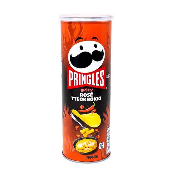 Pringles Spicy Rose Tteokbokki Flavor
(12 x 100g)