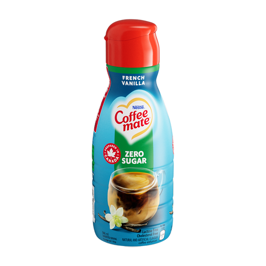 Coffee Mate French Vanilla Zero Sugar Liquid Creamer (6 x 32oz)