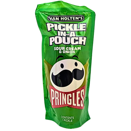 Van Holten’s Pickle In A Pouch Pringles Sour Cream (12 x 140g)