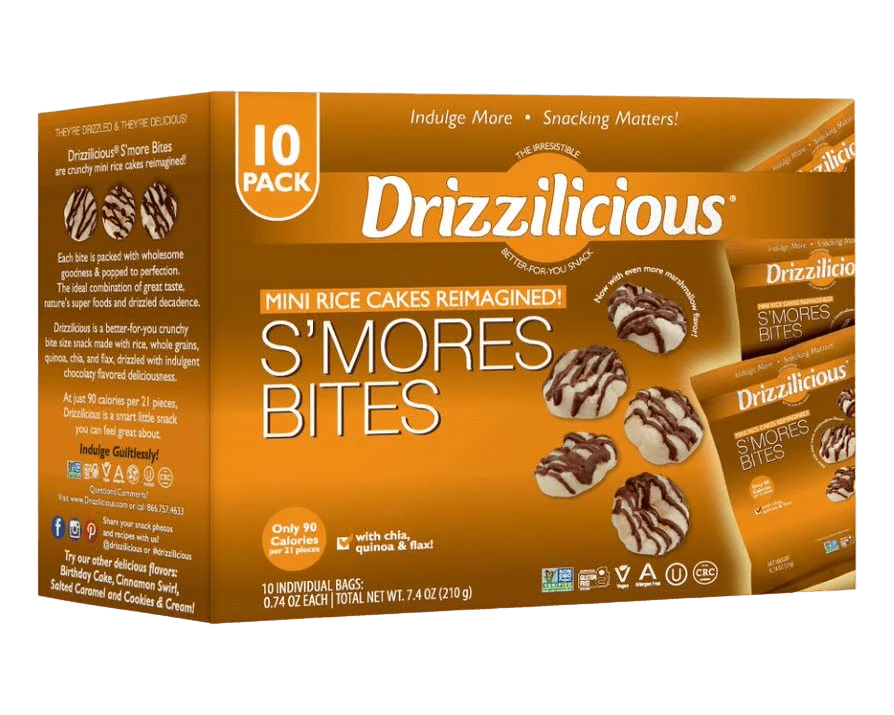 Drizzilicious Smores Bites (8 x 10 x 0.74oz) 80ct