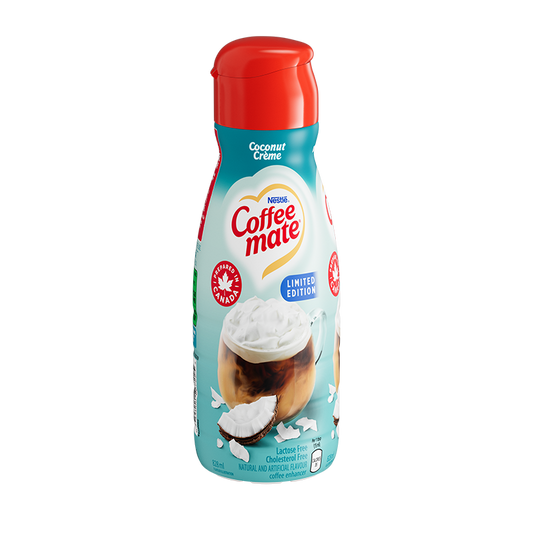 Coffee Mate Limited Edition Coconut Creme Liquid Creamer (6 x 28oz)